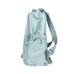 SPORTY NYLON SQUARE BACKPACK SAGE